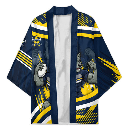 Cowboys Rugby Mascot Kimono Fierce Athlete Graphic in Sports Style