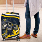 Cowboys Rugby Mascot Luggage Cover Fierce Athlete Graphic in Sports Style