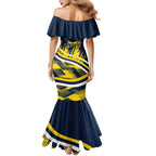 Cowboys Rugby Mascot Mermaid Dress Fierce Athlete Graphic in Sports Style