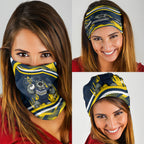 Cowboys Rugby Mascot Neck Gaiter Fierce Athlete Graphic in Sports Style