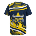 Cowboys Rugby Mascot Rugby Jersey Fierce Athlete Graphic in Sports Style