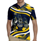 Cowboys Rugby Mascot Rugby Jersey Fierce Athlete Graphic in Sports Style