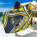 Cowboys Rugby Mascot Sarong Fierce Athlete Graphic in Sports Style