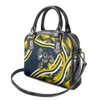 Cowboys Rugby Mascot Shoulder Handbag Fierce Athlete Graphic in Sports Style