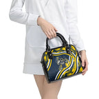 Cowboys Rugby Mascot Shoulder Handbag Fierce Athlete Graphic in Sports Style