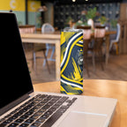 Cowboys Rugby Mascot Skinny Tumbler Fierce Athlete Graphic in Sports Style