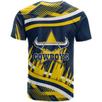 Cowboys Rugby Mascot T Shirt Fierce Athlete Graphic in Sports Style