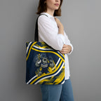 Cowboys Rugby Mascot Tote Bag Fierce Athlete Graphic in Sports Style