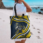 Cowboys Rugby Mascot Tote Bag Fierce Athlete Graphic in Sports Style