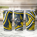 Cowboys Rugby Mascot Tumbler Cup Fierce Athlete Graphic in Sports Style