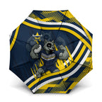 Cowboys Rugby Mascot Umbrella Fierce Athlete Graphic in Sports Style