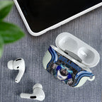 Canterbury Bankstown Bulldogs Rugby AirPods Case The Scream of Lightning Eyes - Indigenous Dot Ripping Effect