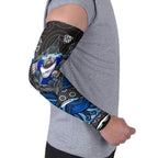 Canterbury Bankstown Bulldogs Rugby Arm Sleeves The Scream of Lightning Eyes - Indigenous Dot Ripping Effect