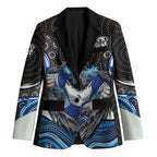 Canterbury Bankstown Bulldogs Rugby Blazer The Scream of Lightning Eyes - Indigenous Dot Ripping Effect