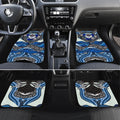 Canterbury Bankstown Bulldogs Rugby Car Mats The Scream of Lightning Eyes - Indigenous Dot Ripping Effect