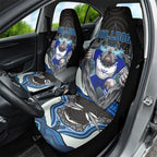 Canterbury Bankstown Bulldogs Rugby Car Seat Cover The Scream of Lightning Eyes - Indigenous Dot Ripping Effect