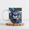 Canterbury Bankstown Bulldogs Rugby Ceramic Mug The Scream of Lightning Eyes - Indigenous Dot Ripping Effect