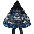 Canterbury Bankstown Bulldogs Rugby Cloak The Scream of Lightning Eyes - Indigenous Dot Ripping Effect