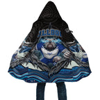 Canterbury Bankstown Bulldogs Rugby Cloak The Scream of Lightning Eyes - Indigenous Dot Ripping Effect