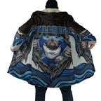 Canterbury Bankstown Bulldogs Rugby Cloak The Scream of Lightning Eyes - Indigenous Dot Ripping Effect