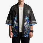 Canterbury Bankstown Bulldogs Rugby Kimono The Scream of Lightning Eyes - Indigenous Dot Ripping Effect