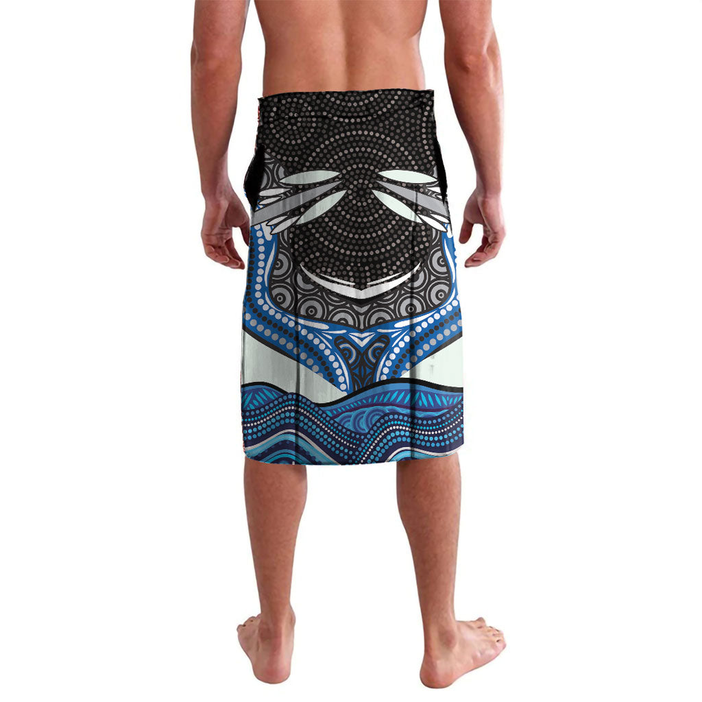 Canterbury Bankstown Bulldogs Rugby Lavalava The Scream of Lightning Eyes - Indigenous Dot Ripping Effect