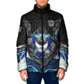 Canterbury Bankstown Bulldogs Rugby Padded Jacket The Scream of Lightning Eyes - Indigenous Dot Ripping Effect