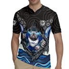 Canterbury Bankstown Bulldogs Rugby Rugby Jersey The Scream of Lightning Eyes - Indigenous Dot Ripping Effect