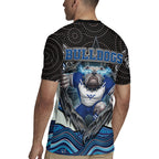 Canterbury Bankstown Bulldogs Rugby Rugby Jersey The Scream of Lightning Eyes - Indigenous Dot Ripping Effect