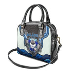 Canterbury Bankstown Bulldogs Rugby Shoulder Handbag The Scream of Lightning Eyes - Indigenous Dot Ripping Effect