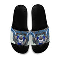 Canterbury Bankstown Bulldogs Rugby Slide Sandals The Scream of Lightning Eyes - Indigenous Dot Ripping Effect