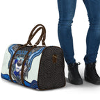 Canterbury Bankstown Bulldogs Rugby Travel Bag The Scream of Lightning Eyes - Indigenous Dot Ripping Effect