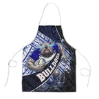 Bulldogs Rugby Apron Tribal Polynesian Power Art - Lightning Mascot