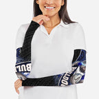 Bulldogs Rugby Arm Sleeves Tribal Polynesian Power Art - Lightning Mascot