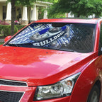 Bulldogs Rugby Auto Sun Shade Tribal Polynesian Power Art - Lightning Mascot