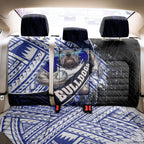 Bulldogs Rugby Back Car Seat Cover Tribal Polynesian Power Art - Lightning Mascot