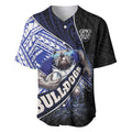 Bulldogs Rugby Baseball Jersey Tribal Polynesian Power Art - Lightning Mascot