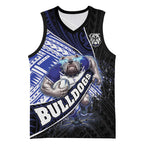 Bulldogs Rugby Basketball Jersey Tribal Polynesian Power Art - Lightning Mascot