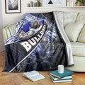 Bulldogs Rugby Blanket Tribal Polynesian Power Art - Lightning Mascot