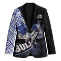 Bulldogs Rugby Blazer Tribal Polynesian Power Art - Lightning Mascot