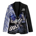 Bulldogs Rugby Blazer Tribal Polynesian Power Art - Lightning Mascot