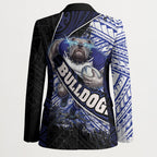 Bulldogs Rugby Blazer Tribal Polynesian Power Art - Lightning Mascot