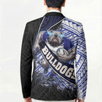 Bulldogs Rugby Blazer Tribal Polynesian Power Art - Lightning Mascot