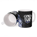 Bulldogs Rugby Ceramic Mug Tribal Polynesian Power Art - Lightning Mascot