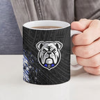 Bulldogs Rugby Ceramic Mug Tribal Polynesian Power Art - Lightning Mascot