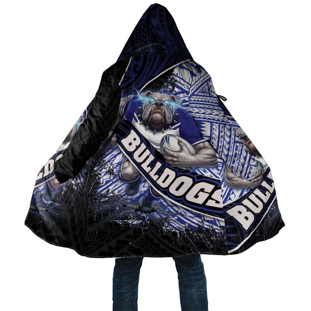 Bulldogs Rugby Cloak Tribal Polynesian Power Art - Lightning Mascot