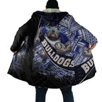 Bulldogs Rugby Cloak Tribal Polynesian Power Art - Lightning Mascot