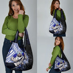 Bulldogs Rugby Grocery Bag Tribal Polynesian Power Art - Lightning Mascot