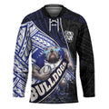 Bulldogs Rugby Hockey Jersey Tribal Polynesian Power Art - Lightning Mascot