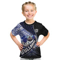 Bulldogs Rugby Kid T Shirt Tribal Polynesian Power Art - Lightning Mascot